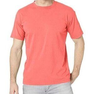 Clementine Men's 4.8 Oz. Cotton Short-Sleeve T SHIRT Sz- Medium Strawberry Ice